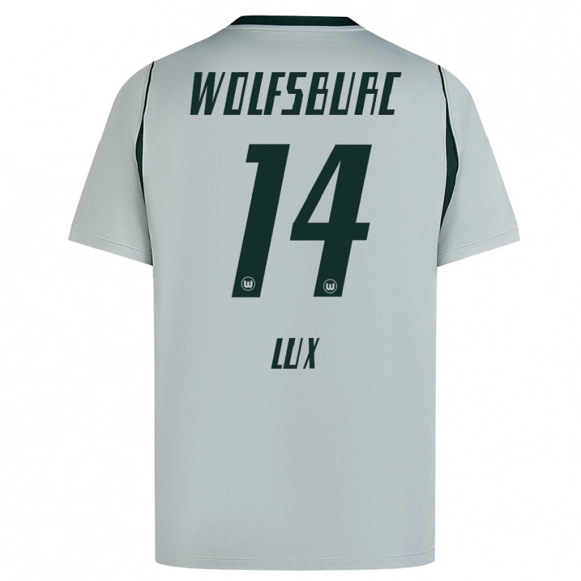 Danxen Męski Finn-Marco Lux #14 Szary Zielony Wyjazdowa Koszulka 2026/27 Koszulki Klubowe