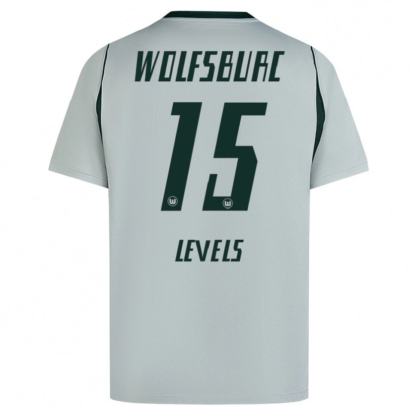 Danxen Męski Janou Levels #15 Szary Zielony Wyjazdowa Koszulka 2026/27 Koszulki Klubowe