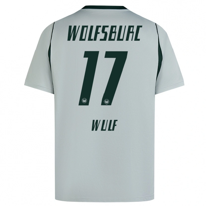 Danxen Męski Diego Wulf #17 Szary Zielony Wyjazdowa Koszulka 2026/27 Koszulki Klubowe