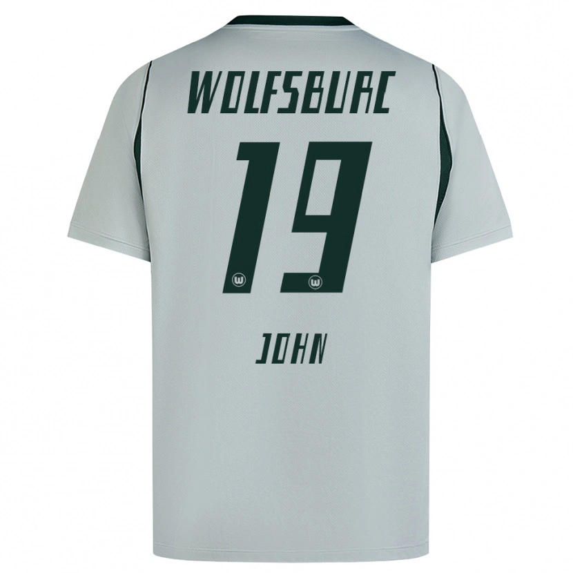 Danxen Męski Michael John #19 Szary Zielony Wyjazdowa Koszulka 2026/27 Koszulki Klubowe