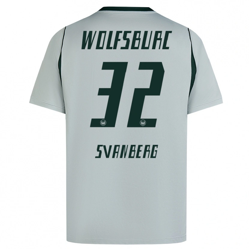 Danxen Męski Mattias Svanberg #32 Szary Zielony Wyjazdowa Koszulka 2026/27 Koszulki Klubowe