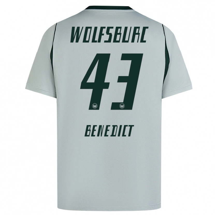 Danxen Męski Trevor Benedict #43 Szary Zielony Wyjazdowa Koszulka 2026/27 Koszulki Klubowe