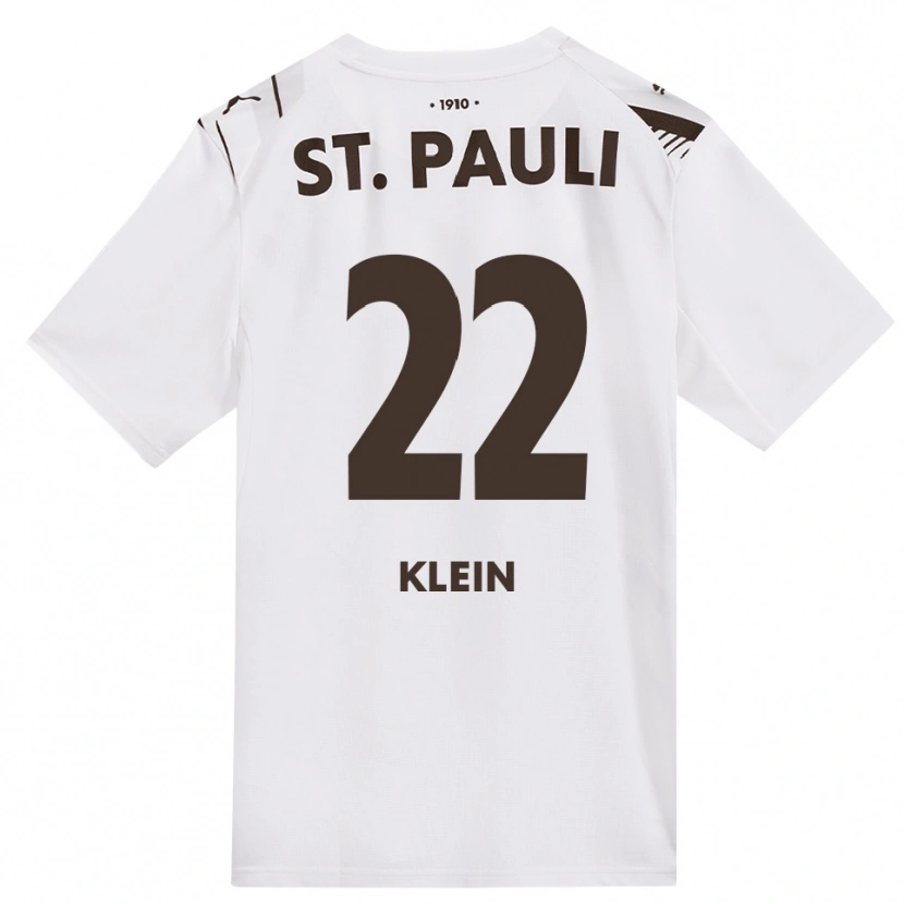 Danxen Męski Sam Klein #22 Kawa Biała Czerwona Wyjazdowa Koszulka 2026/27 Koszulki Klubowe