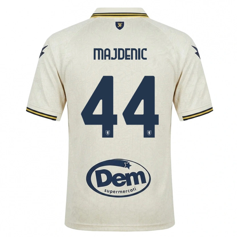 Danxen Męski Fran Majdenic #44 Oldlace Żółty Czarny Wyjazdowa Koszulka 2026/27 Koszulki Klubowe