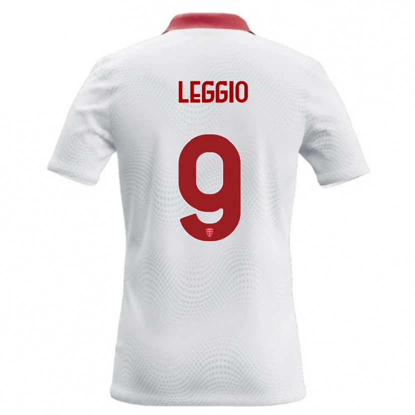 Danxen Męski Thomas Leggio #9 Biały Czerwony Wyjazdowa Koszulka 2026/27 Koszulki Klubowe