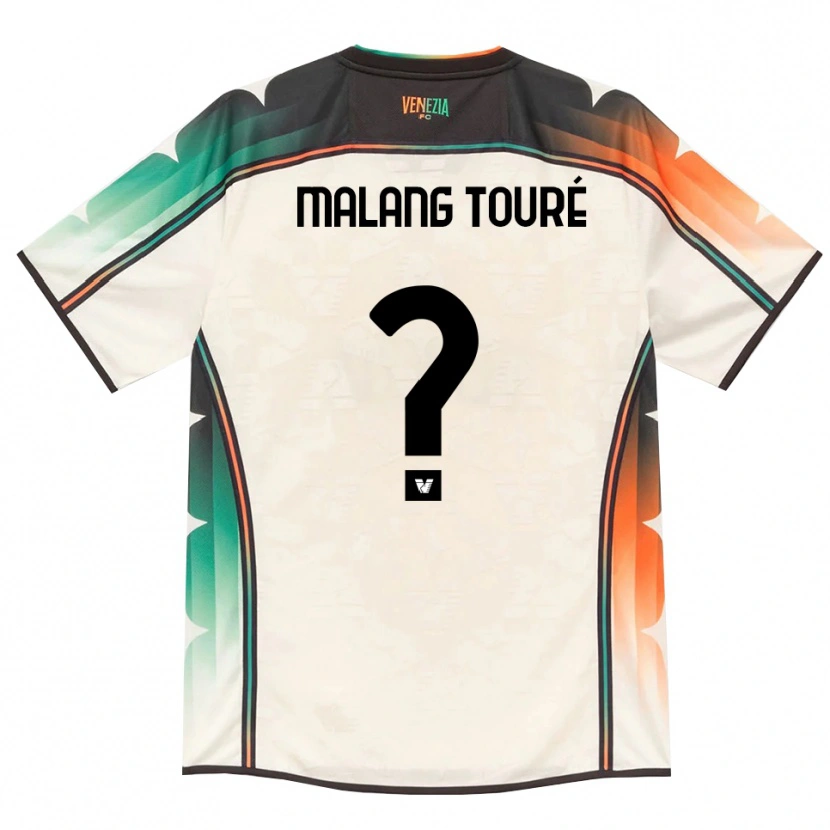 Danxen Męski Mohamed Malang Touré #0 Oldlace Pomarańczowy Zielony Wyjazdowa Koszulka 2026/27 Koszulki Klubowe