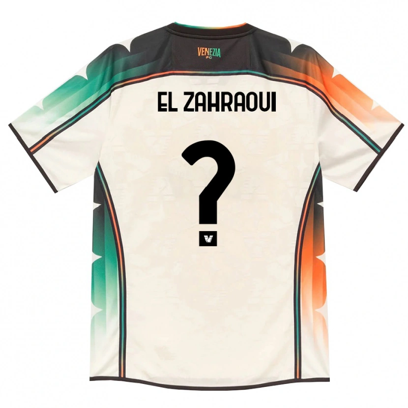 Danxen Męski Youssef El Zahraoui #0 Oldlace Pomarańczowy Zielony Wyjazdowa Koszulka 2026/27 Koszulki Klubowe
