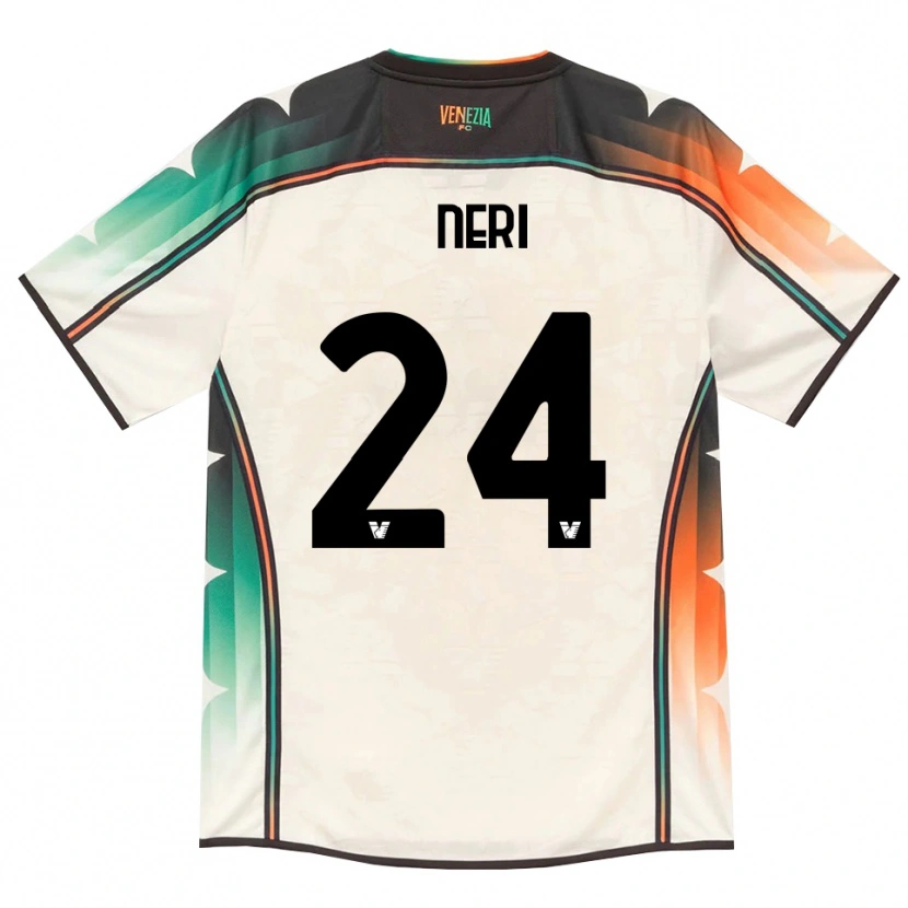 Danxen Męski Filippo Neri #24 Oldlace Pomarańczowy Zielony Wyjazdowa Koszulka 2026/27 Koszulki Klubowe