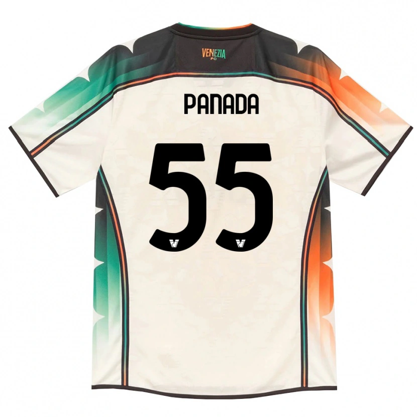 Danxen Męski Simone Panada #55 Oldlace Pomarańczowy Zielony Wyjazdowa Koszulka 2026/27 Koszulki Klubowe