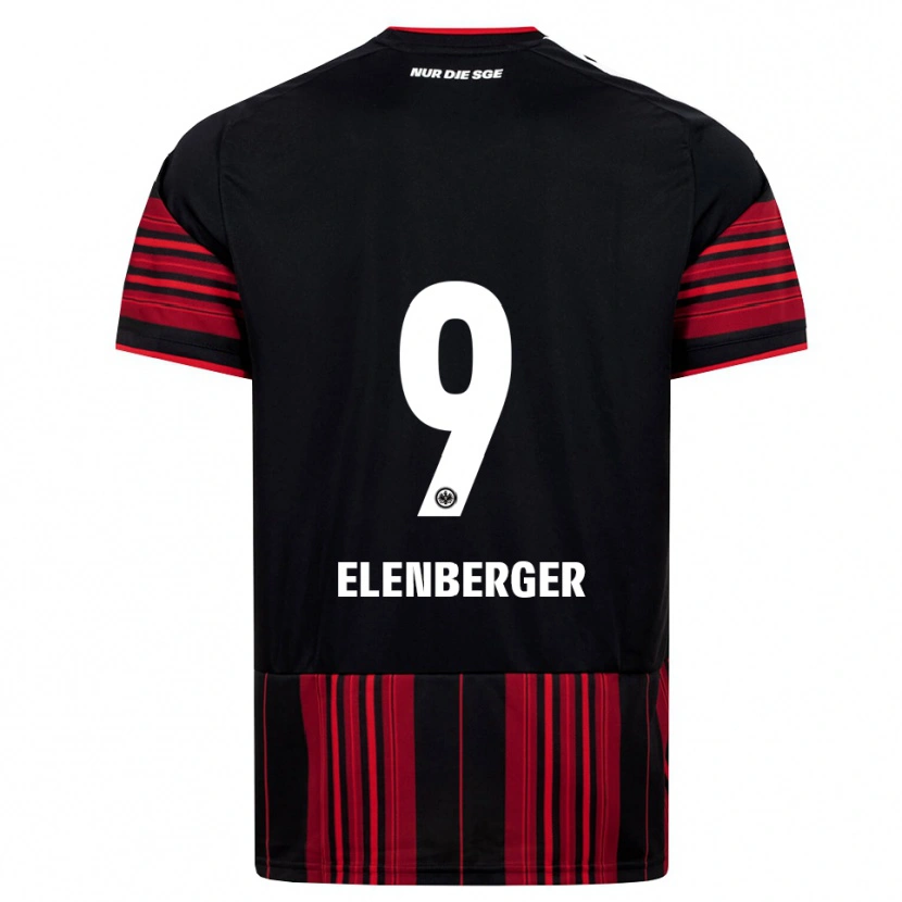 Danxen Kobiety Samuel Elenberger #9 Czarny Czerwony Biały Domowa Koszulka 2026/27 Koszulki Klubowe