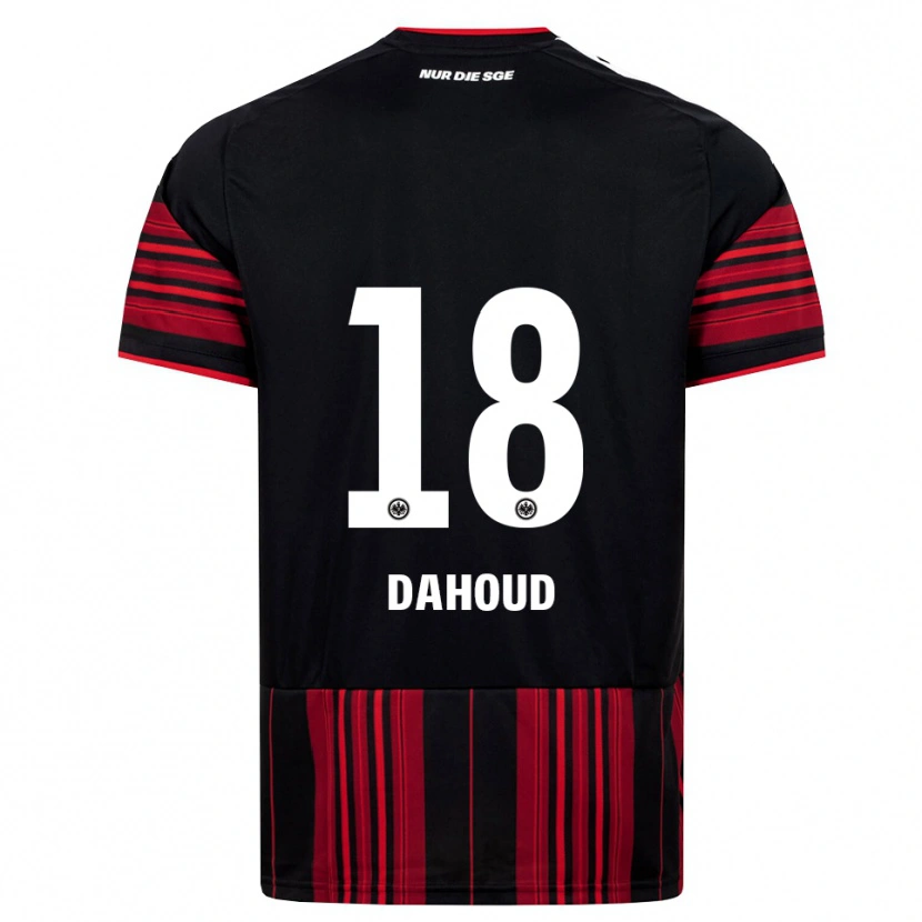 Danxen Kobiety Mahmoud Dahoud #18 Czarny Czerwony Biały Domowa Koszulka 2026/27 Koszulki Klubowe