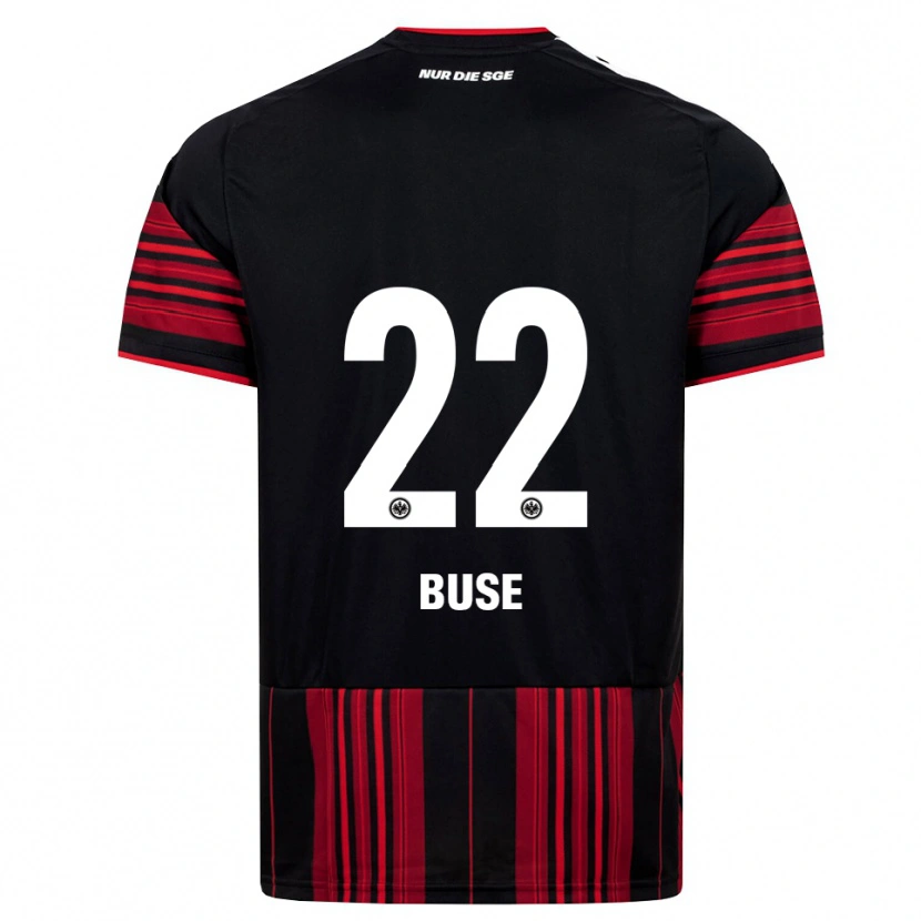 Danxen Kobiety Gabriel Buse #22 Czarny Czerwony Biały Domowa Koszulka 2026/27 Koszulki Klubowe