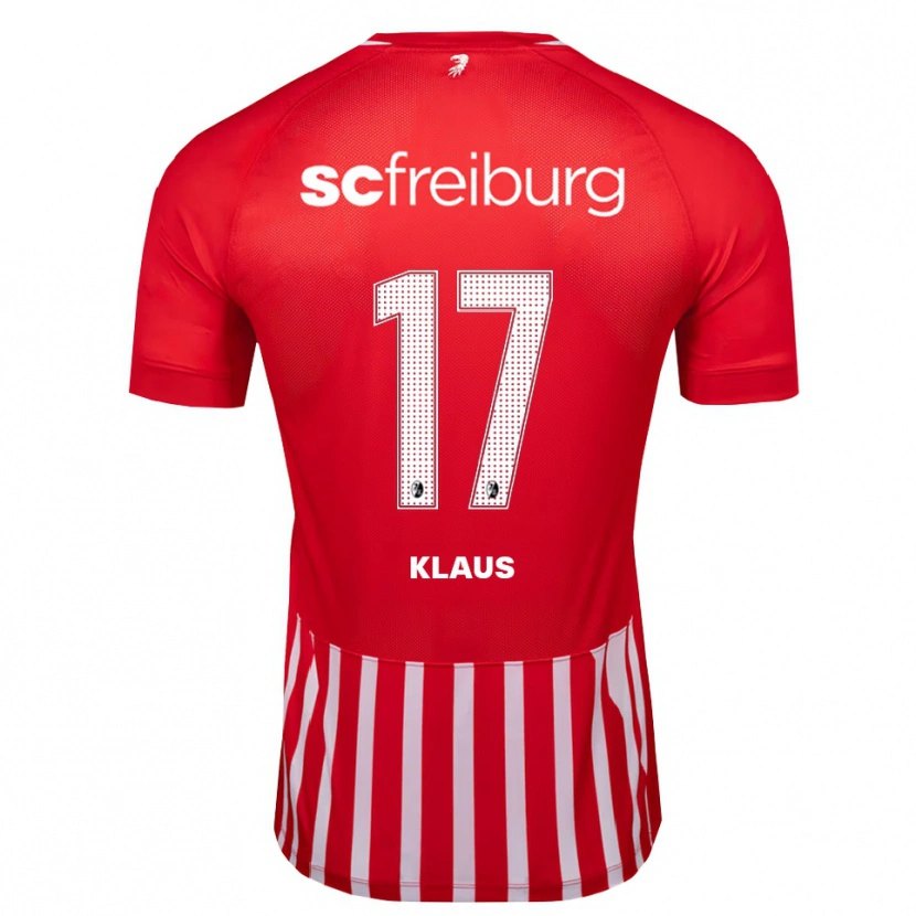 Danxen Kobiety Elias Klaus #17 Czerwony Biały Czarny Domowa Koszulka 2026/27 Koszulki Klubowe