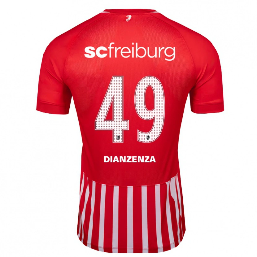 Danxen Kobiety Chrisdy Dianzenza #49 Czerwony Biały Czarny Domowa Koszulka 2026/27 Koszulki Klubowe