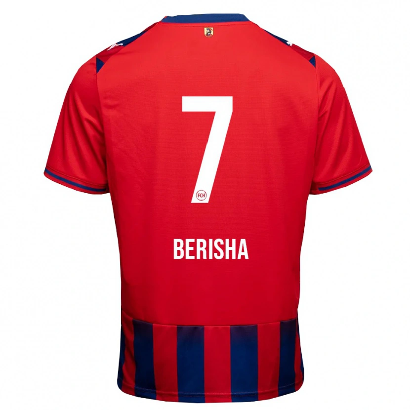 Danxen Kobiety Imran Berisha #7 Królewski Niebieski Biały Czerwony Domowa Koszulka 2026/27 Koszulki Klubowe