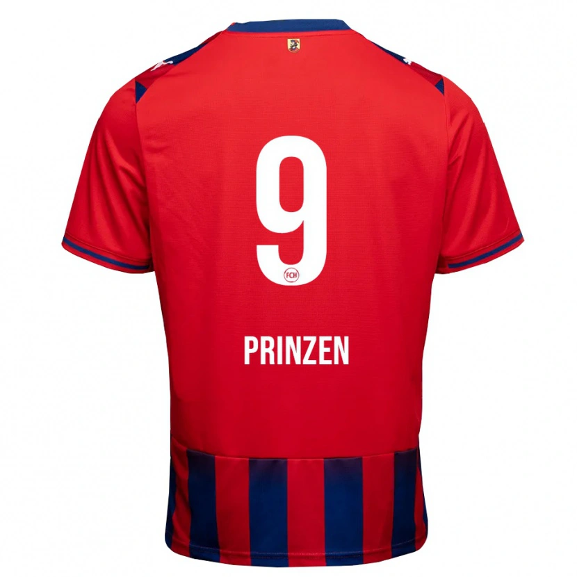 Danxen Kobiety Marlon Prinzen #9 Królewski Niebieski Biały Czerwony Domowa Koszulka 2026/27 Koszulki Klubowe