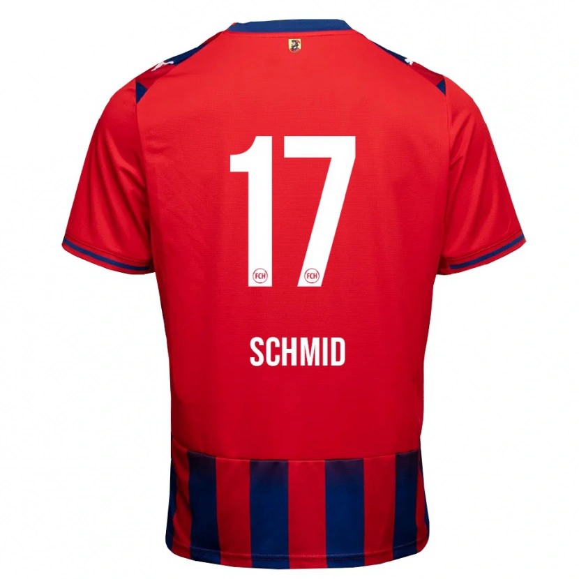 Danxen Kobiety Florent Schmid #17 Królewski Niebieski Biały Czerwony Domowa Koszulka 2026/27 Koszulki Klubowe