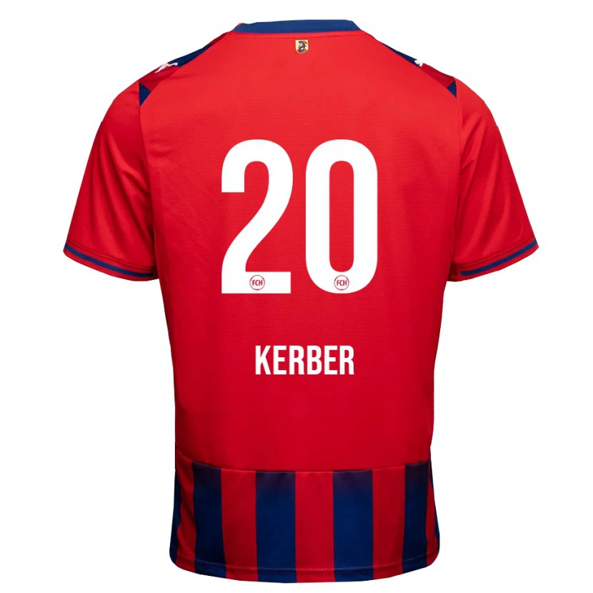 Danxen Kobiety Luca Kerber #20 Królewski Niebieski Biały Czerwony Domowa Koszulka 2026/27 Koszulki Klubowe