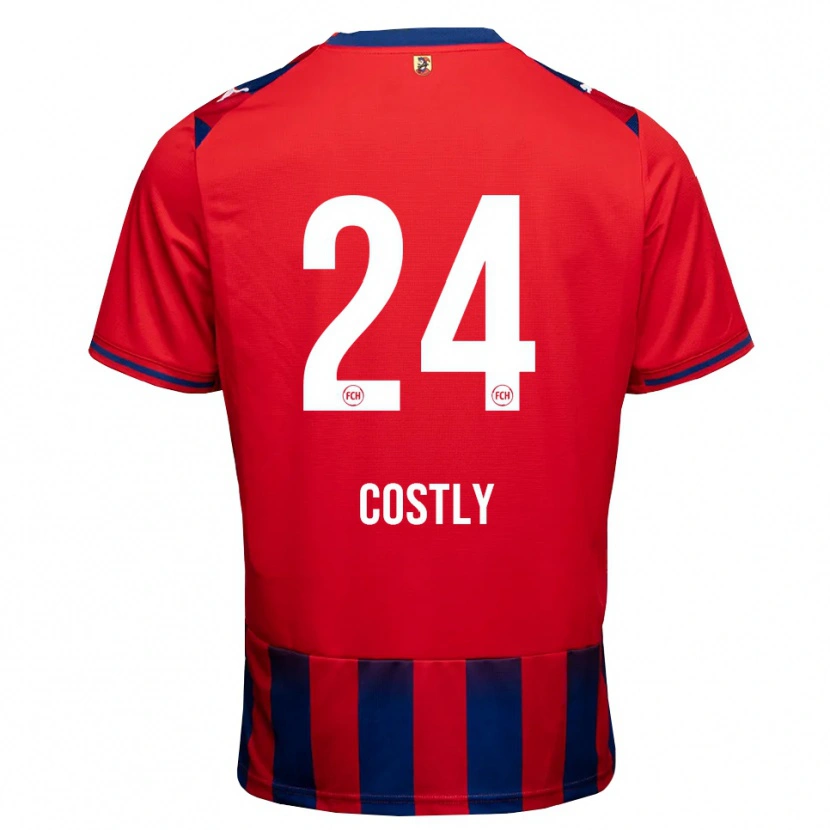 Danxen Kobiety Marcel Costly #24 Królewski Niebieski Biały Czerwony Domowa Koszulka 2026/27 Koszulki Klubowe
