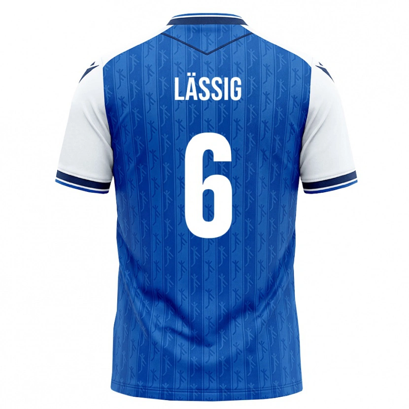 Danxen Kobiety Valentin Lässig #6 Królewski Niebieski Biały Domowa Koszulka 2026/27 Koszulki Klubowe
