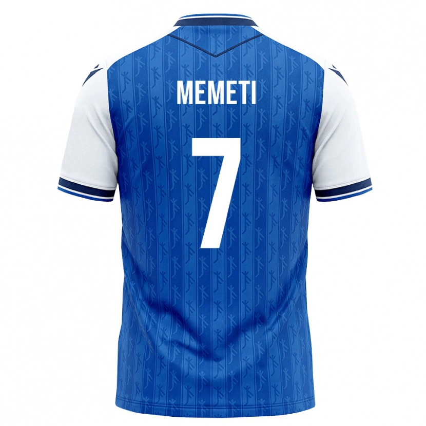 Danxen Kobiety Erëleta Memeti #7 Królewski Niebieski Biały Domowa Koszulka 2026/27 Koszulki Klubowe