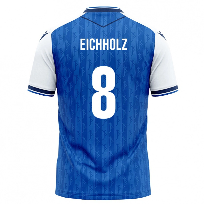 Danxen Kobiety Damian Eichholz #8 Królewski Niebieski Biały Domowa Koszulka 2026/27 Koszulki Klubowe