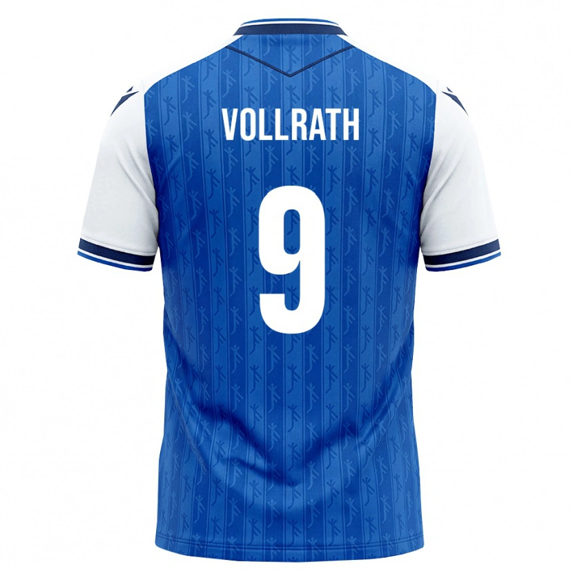 Danxen Kobiety Lucas Vollrath #9 Królewski Niebieski Biały Domowa Koszulka 2026/27 Koszulki Klubowe