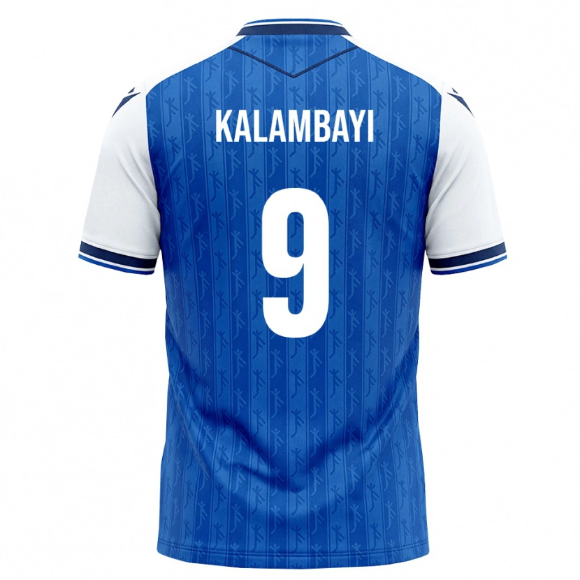 Danxen Kobiety Simon Kalambayi #9 Królewski Niebieski Biały Domowa Koszulka 2026/27 Koszulki Klubowe