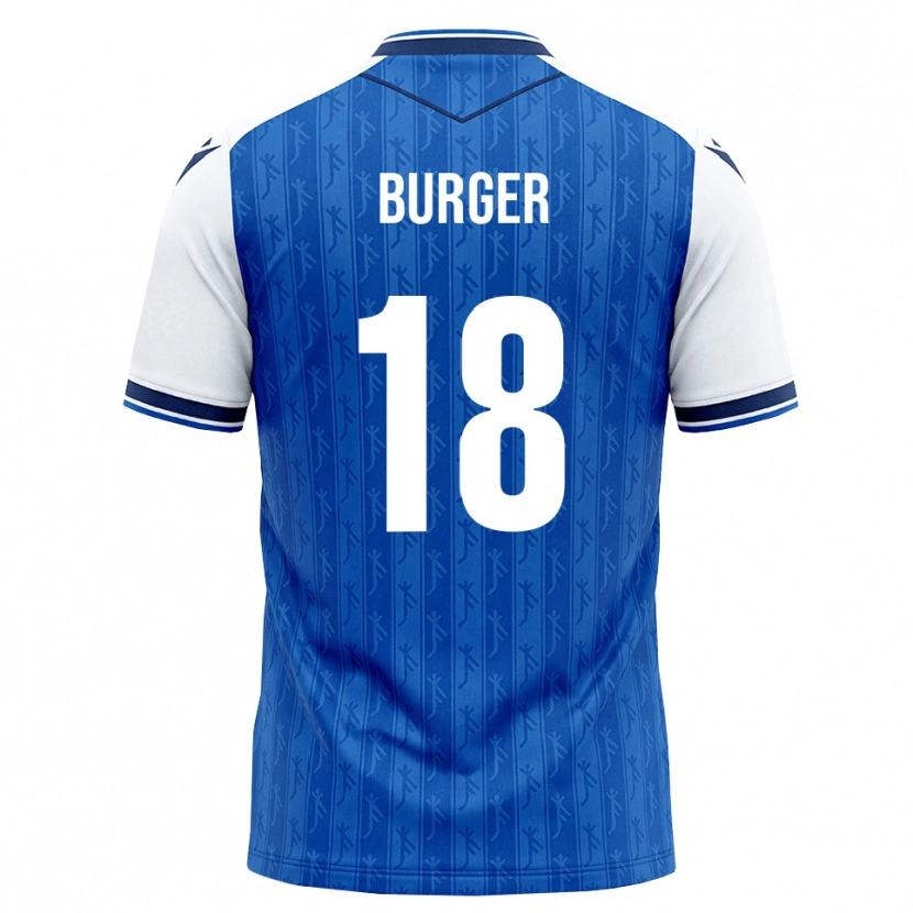 Danxen Kobiety Wouter Burger #18 Królewski Niebieski Biały Domowa Koszulka 2026/27 Koszulki Klubowe