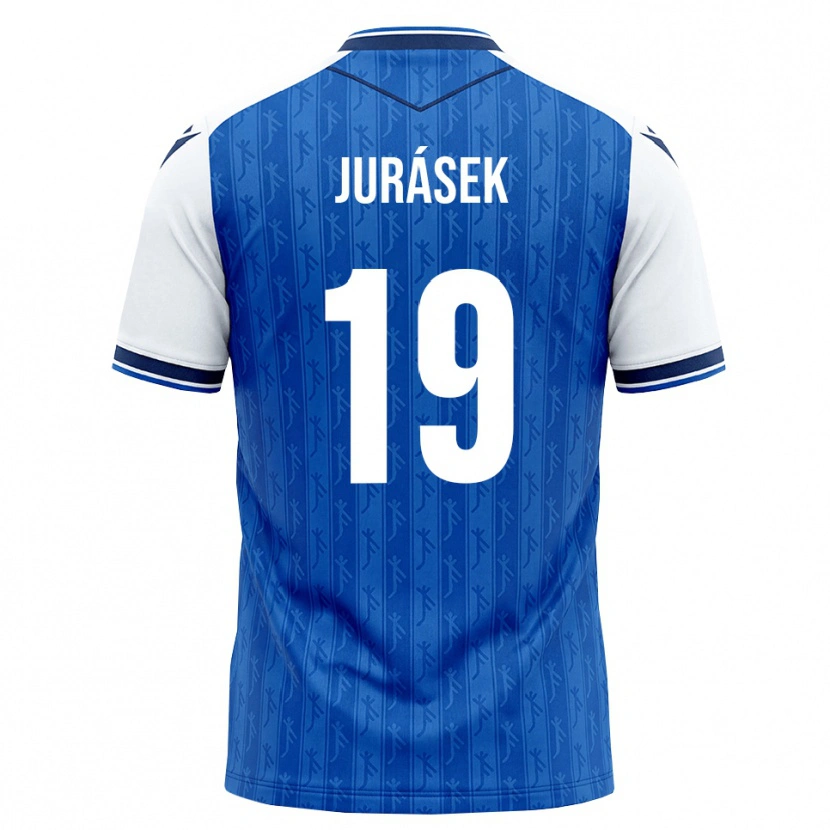 Danxen Kobiety David Jurásek #19 Królewski Niebieski Biały Domowa Koszulka 2026/27 Koszulki Klubowe
