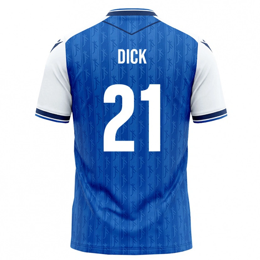 Danxen Kobiety Laura Dick #21 Królewski Niebieski Biały Domowa Koszulka 2026/27 Koszulki Klubowe