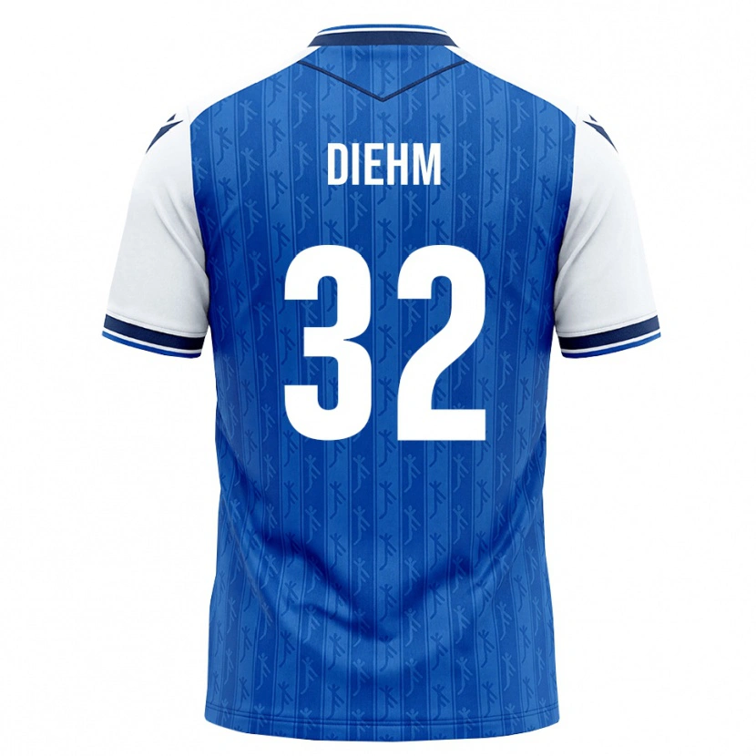 Danxen Kobiety Vanessa Diehm #32 Królewski Niebieski Biały Domowa Koszulka 2026/27 Koszulki Klubowe