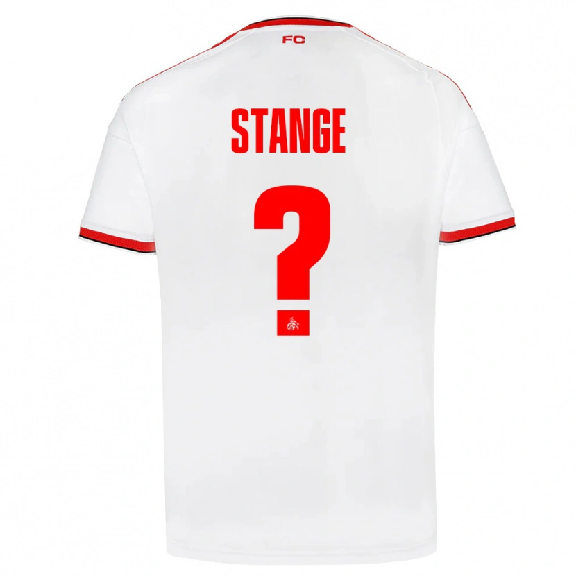 Danxen Kobiety Julian Stange #0 Biały Czerwony Czarny Domowa Koszulka 2026/27 Koszulki Klubowe