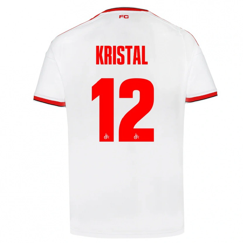 Danxen Kobiety Patrik Kristal #12 Biały Czerwony Czarny Domowa Koszulka 2026/27 Koszulki Klubowe