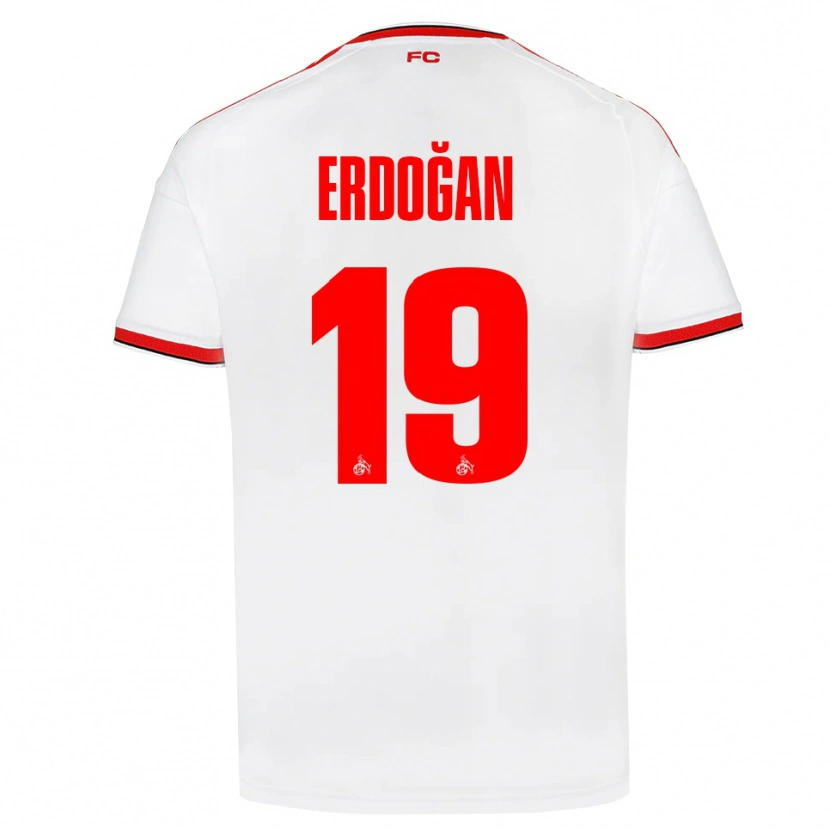 Danxen Kobiety Eymen Erdoğan #19 Biały Czerwony Czarny Domowa Koszulka 2026/27 Koszulki Klubowe