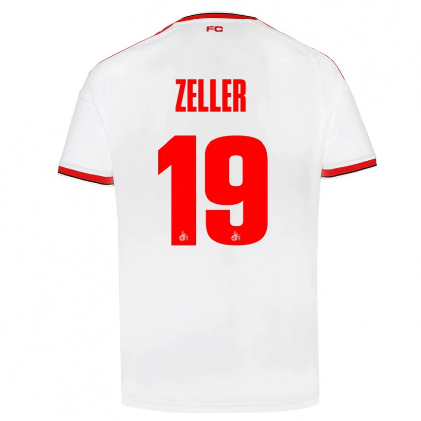 Danxen Kobiety Dóra Zeller #19 Biały Czerwony Czarny Domowa Koszulka 2026/27 Koszulki Klubowe