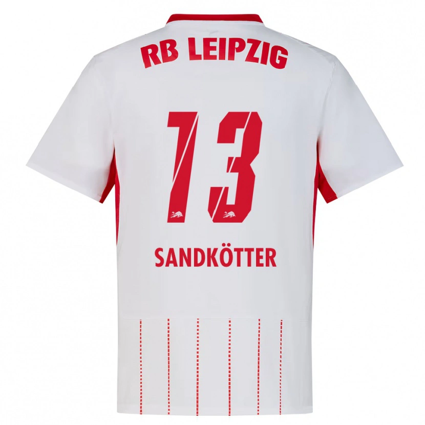 Danxen Kobiety Constantin Sandkötter #13 Czerwony Biały Żółty Domowa Koszulka 2026/27 Koszulki Klubowe