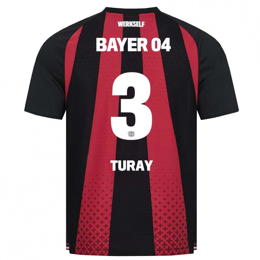 Danxen Kobiety Osman Turay #3 Czarny Biały Czerwony Domowa Koszulka 2026/27 Koszulki Klubowe