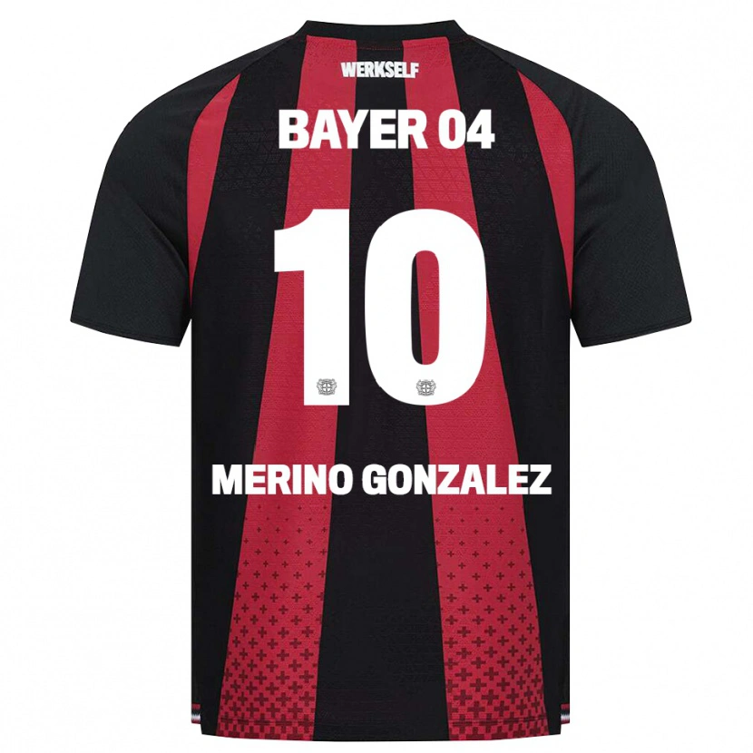 Danxen Kobiety Estrella Merino Gonzalez #10 Czarny Biały Czerwony Domowa Koszulka 2026/27 Koszulki Klubowe