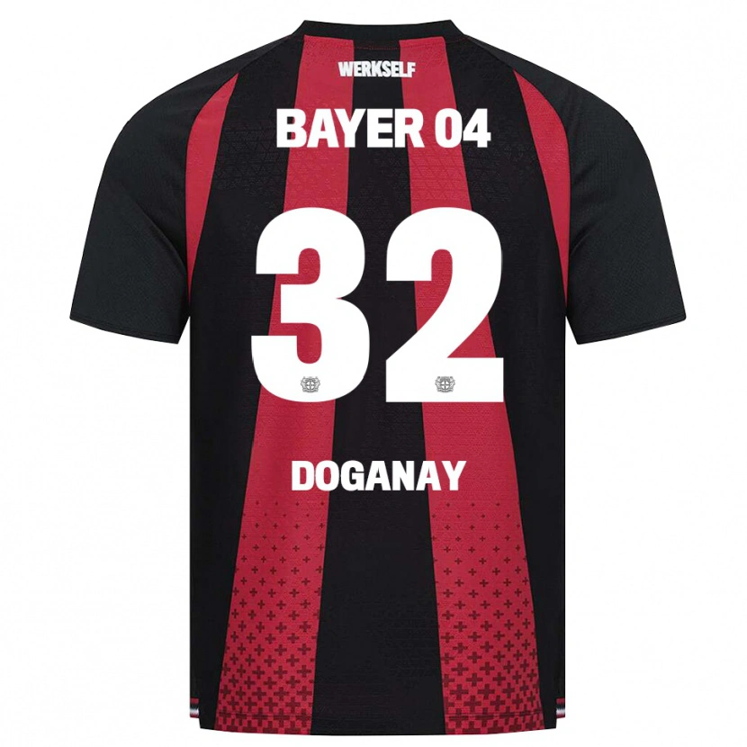 Danxen Kobiety Kenan Doganay #32 Czarny Biały Czerwony Domowa Koszulka 2026/27 Koszulki Klubowe