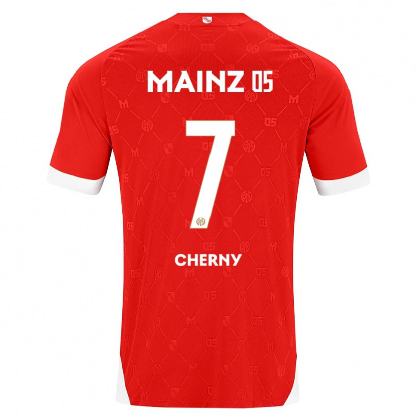 Danxen Kobiety Nick Cherny #7 Czerwony Biały Domowa Koszulka 2026/27 Koszulki Klubowe