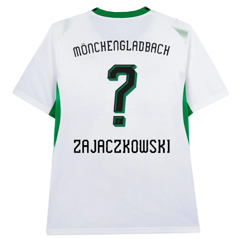 Danxen Kobiety Vincent Zajaczkowski #0 Biały Czarny Zielony Domowa Koszulka 2026/27 Koszulki Klubowe