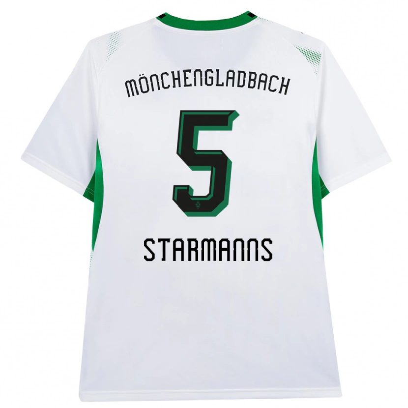 Danxen Kobiety Sandra Starmanns #5 Biały Czarny Zielony Domowa Koszulka 2026/27 Koszulki Klubowe
