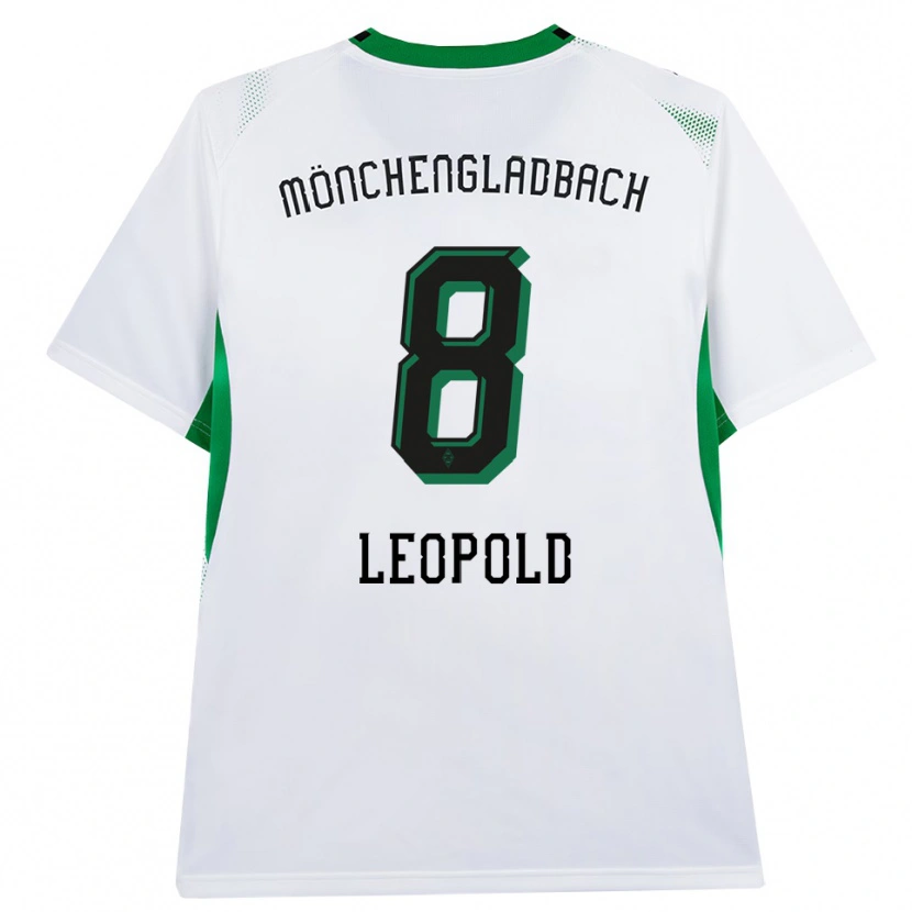 Danxen Kobiety Enzo Leopold #8 Biały Czarny Zielony Domowa Koszulka 2026/27 Koszulki Klubowe