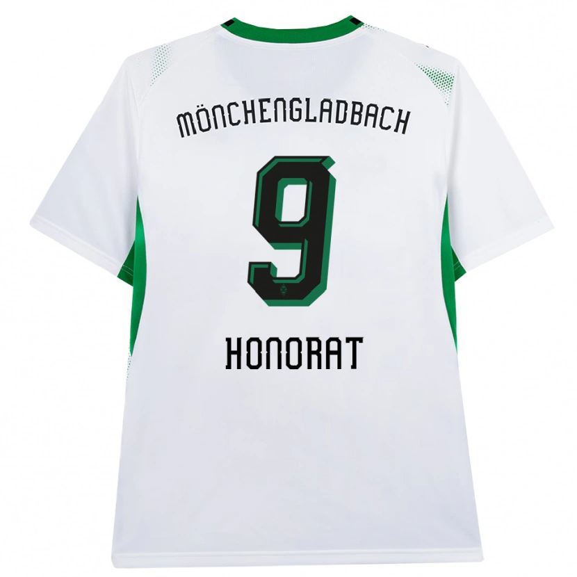 Danxen Kobiety Franck Honorat #9 Biały Czarny Zielony Domowa Koszulka 2026/27 Koszulki Klubowe
