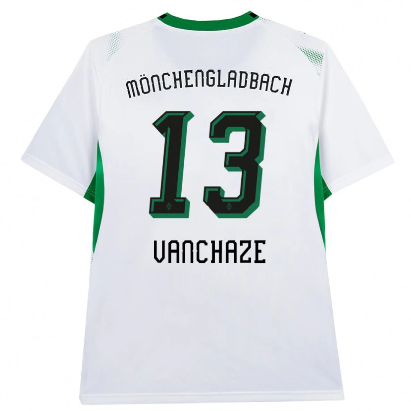 Danxen Kobiety Charly Vanchaze #13 Biały Czarny Zielony Domowa Koszulka 2026/27 Koszulki Klubowe