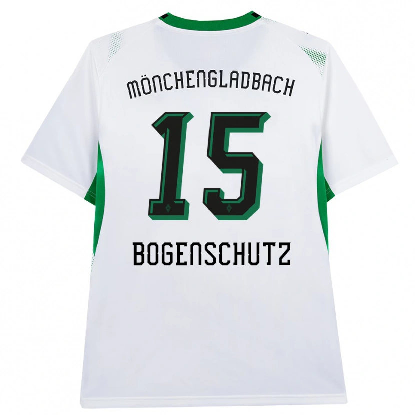 Danxen Kobiety Kerstin Bogenschutz #15 Biały Czarny Zielony Domowa Koszulka 2026/27 Koszulki Klubowe
