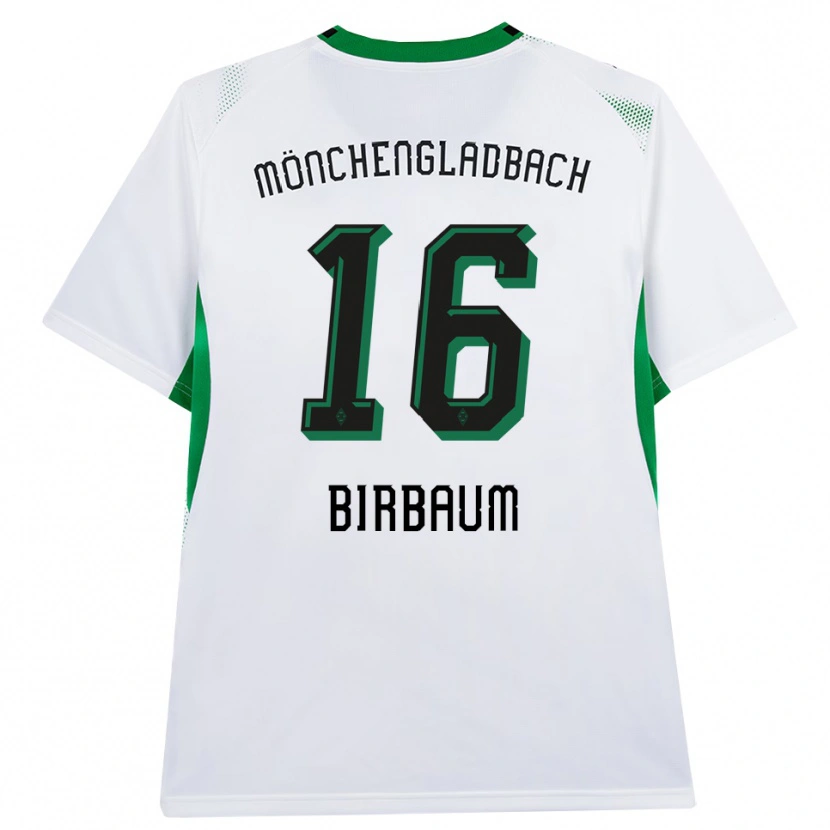 Danxen Kobiety Anne Birbaum #16 Biały Czarny Zielony Domowa Koszulka 2026/27 Koszulki Klubowe