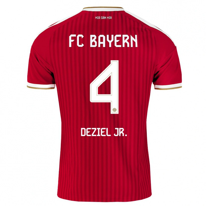 Danxen Kobiety Robert Deziel Jr. #4 Czerwony Biały Niebieski Domowa Koszulka 2026/27 Koszulki Klubowe