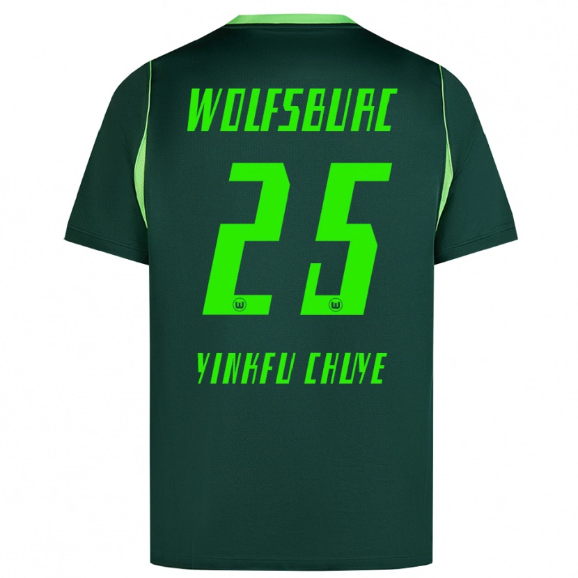 Danxen Kobiety Miguel Yinkfu Chuye #25 Ciemnozielony Biały Domowa Koszulka 2026/27 Koszulki Klubowe